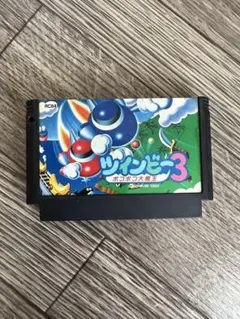 【端子研磨清掃済】ファミコン用ソフト・ツインビー３　ポコポコ大魔王