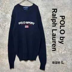 POLO by Ralph Lauren ポロバイラルフローレン ニット ロゴ