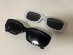 ブラック＆ホワイト サングラスセット