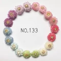 イモーテルの一輪ピアス NO.133