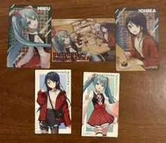 プロセカ スシローコラボ クリアカードステッカー 星野一歌 初音ミク