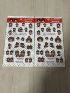 モンチッチ ぷくっとシール 2枚セット