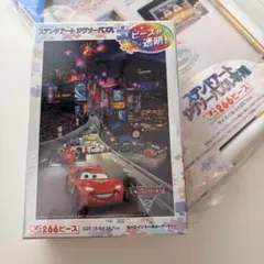 新品未開封 カーズ2 パズル266ピース 専用パネル付のサムネイル