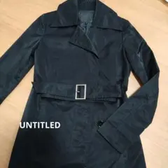 UNTITLED ブラック トレンチコート ☆7号相当☆最終お値下げ