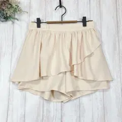 ☆ローリーズファーム (F) ショートパンツ フリル ピンクベージュ