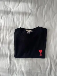 Ami Paris ハートロゴ 半袖 Tシャツ ブラックのサムネイル