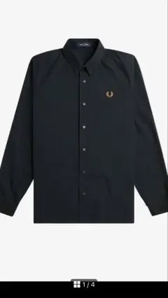 【美品】Fred perry Raglan Ribbed Cuff Shirt