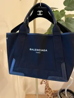 BALENCIAGA ネイビーカバス トートバッグ ブラック Sのサムネイル