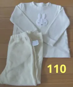 ユニクロ　ミッフィー　フリースパジャマ　110cm