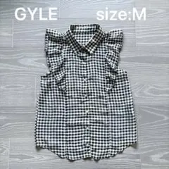 新品未使用✨ GYLE ギンガムチェック ノースリーブ ブラック ホワイト M