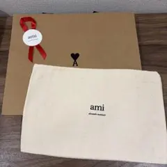 【未使用】AMI Parisアミ パリス ショップ袋・ショッパー・布製巾着袋のサムネイル