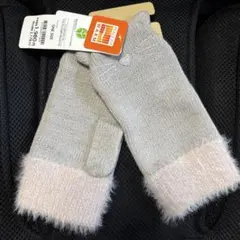 新品未使用　ピースフィットウォーム ネコ　猫　ミトン　ニット手袋 キッズのサムネイル