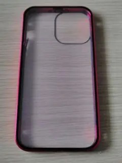 iPhone13 ProMax ケース 両面強化ガラス アルミバンパー 全面保護