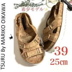 美品！TSURU by MARIKO OIKAWA コンフォートサンダル 39のサムネイル