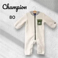 チャンピオン バースデイ ロンパース カバーオール モコモコ ベビー服 子供 白