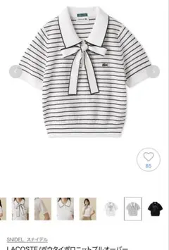 SNIDEL LACOSTE/ポロニット SWNT252171 - メルカリ