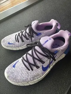 NIKE FREE ランニングシューズ　パープル系
