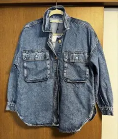 【値下げしました】ZARA デニム シャツ型ジャケット