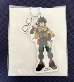 ヒロアカ zoff 描き下ろし 2連アクリルキーホルダー アクキー 緑谷