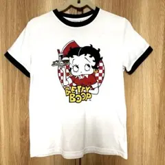 Betty Boop プリントリンガー Tシャツ ベティちゃんのサムネイル