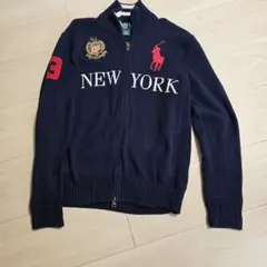 Polo by Ralph Lauren ニットカーディガン ネイビーのサムネイル