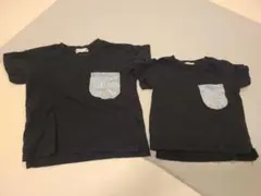 branshes ポケット付き Tシャツ 兄弟姉妹　セット　110cm 90cm
