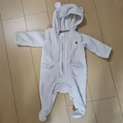 baby GAPもこもこクマ耳ロンパース　3-6m 60cm