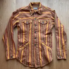 Gジャン　デニム素材ジャケット　ヴィンテージ風　【USED】