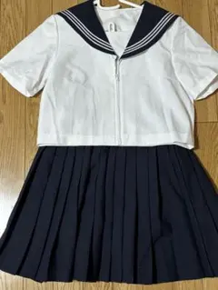 セーラー服 上下セット コスプレ なんちゃって制服 紺 濃紺 JK 高校生