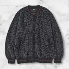 【極美品】GU×アンダーカバー シャギークルーネックカーディガン黒3XL