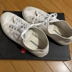 スペルガ　スニーカー　キャンバス　ホワイト