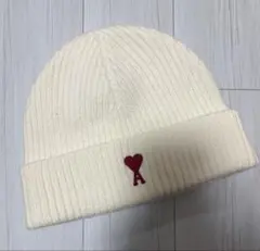 AMI PARIS アミパリス ハートロゴビーニー ニット帽 男女兼用
