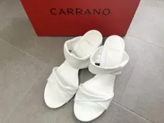 【超美品】CARRANO サンダル ホワイト　37のサムネイル