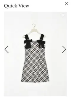 アンミール チェック柄 キャミ ミニワンピース