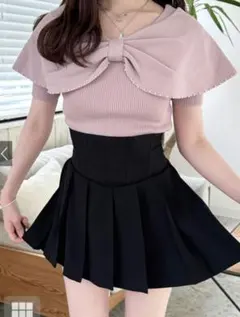 GRL パールリボンニットトップス [dr672a]