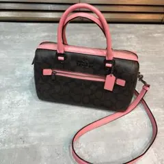 MANBU様専用　コーチ　ローアンサッチェル　ショルダーバッグ レザー