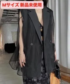 アパルトモン High twist yarn vest ブラック - メルカリ