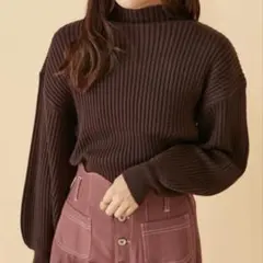 【OLIVE des OLIVE】ダークブラウン ニット