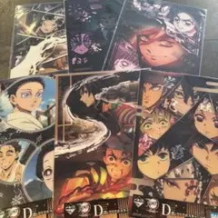 ⭐︎【鬼滅の刃】一番くじ　D賞クリアポスターコンプセット