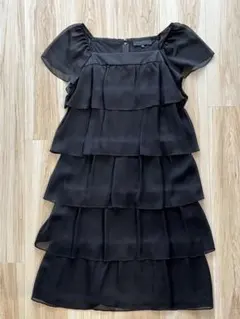 美品⭐︎UNTITLED アンタイトル フリルシフォンワンピース