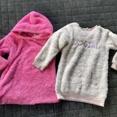 SHEINもこもこパーカー＆パジャマ　2枚セット ピンク 女の子