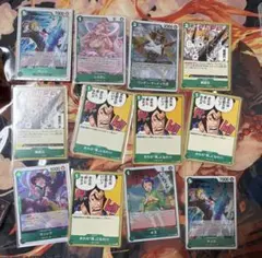 원피스 カードゲーム 緑デッキパーツ 묶음 판매 デッケン おれさむ 舞踏石