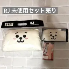 BT21 RJ フードタオルセット チャーム　ヘアバンド