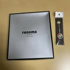 renoma 花柄 ハンカチセット ストラップ付き