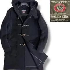 J5112美品インバーティア ジョシュアエリスヘリンボーンダッフルコート38