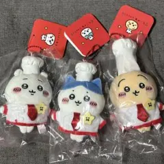 ちいかわ焼き 店員さんなマスコット ちいかわ ハチワレ うさぎ 3点セット ちいかわ焼き 店員さんなマスコット 3点セット（ちいかわ・ハチワレ