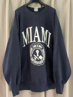 90s USA製 Champion リバースウィーブ MIAMI スウェット