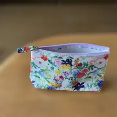 花柄ポーチ 小型