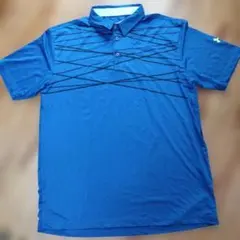 UNDER ARMOUR 半袖ポロシャツ ブルー LGのサムネイル