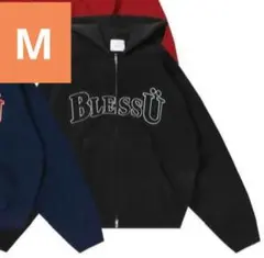 BLESSÜ ジップアップパーカー　ブラックM 最安値BLESS U ジップパーカーSサイズ正規品